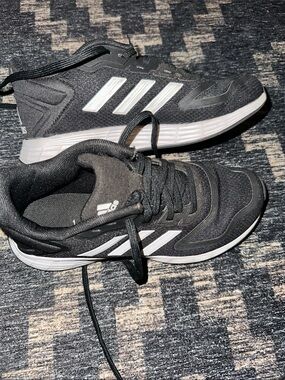Boys adidas duramo Sneakers with White Stripes - Performance Running Shoes